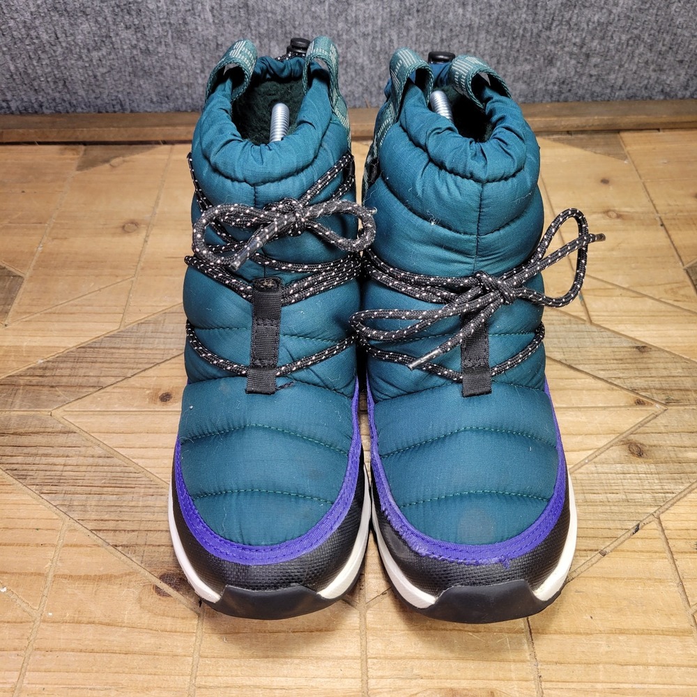 The North Face Thermoball Boots Womens 7 Retro Lace Up Waterproof Snow NF0A5LWD - Picture 3 of 14